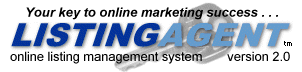 Web-based listing tool for real estate agents.- Listing-Agent.com - listing database software for realtors - real estate agent websites - software for real estate offices - broker listings software